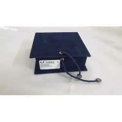 Scatola in velluto 10x10x4 cm