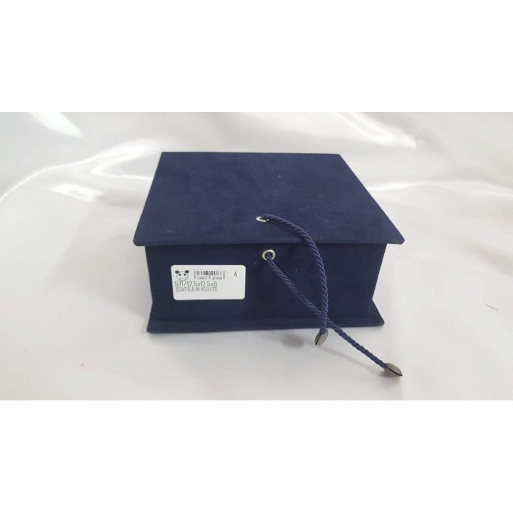 Scatola in velluto 12,5x12,5x6 | CarinCasa