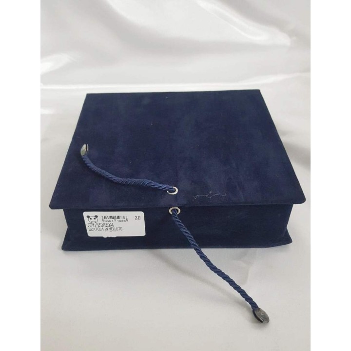 Scatola in velluto 15X15X4 cm | CarinCasa