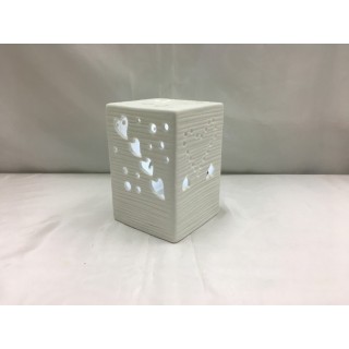 Lampada rettangolare traforata cuori 7,5x7,5x11,1 cm |…
