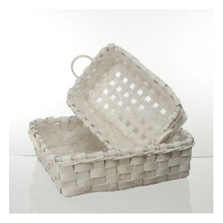 Set/2 cesto rettangolare 55x43x18 cm | CarinCasa
