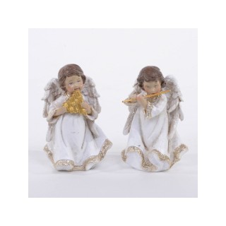 Angelo con strumento assortiti 7,8 cm | CarinCasa