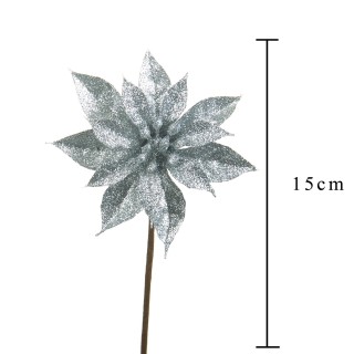 Pick stella natale c/glitter 15 cm | CarinCasa