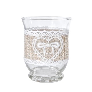 Glass barattolo bicchiere 11 cm | CarinCasa