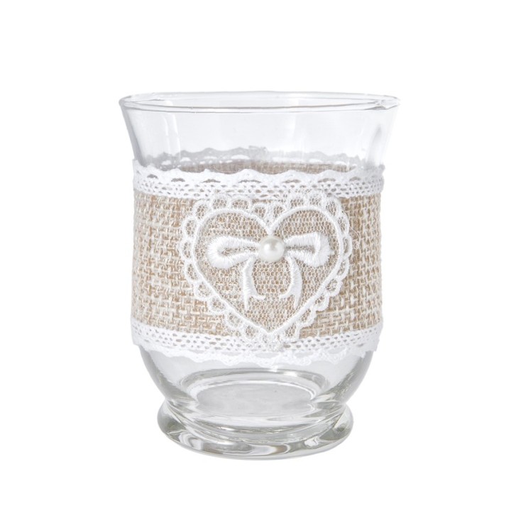 Glass barattolo bicchiere 11 cm | CarinCasa