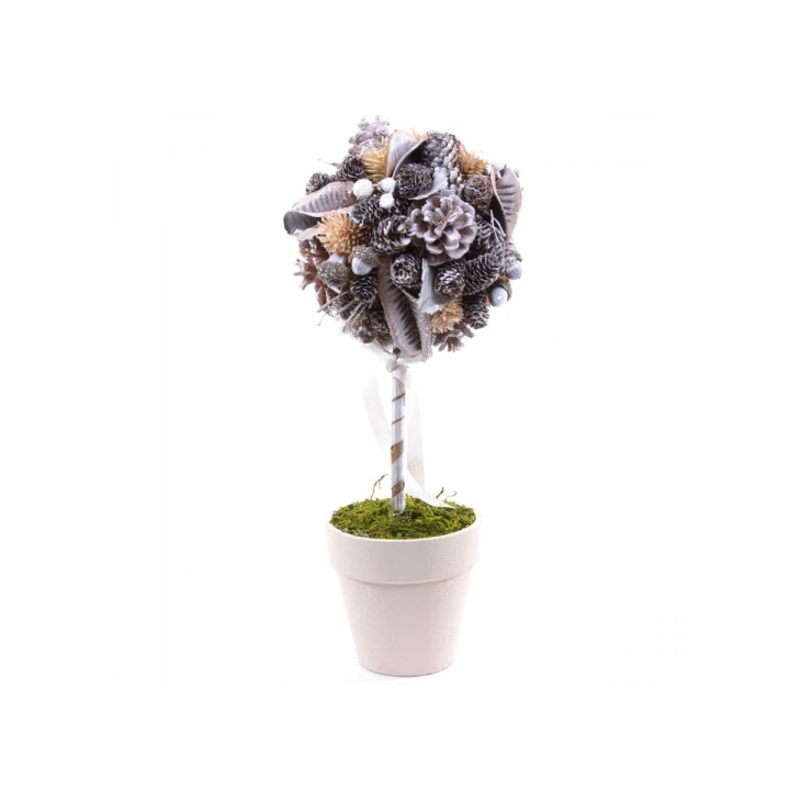 Albero palla c/vaso h.39 cm | CarinCasa