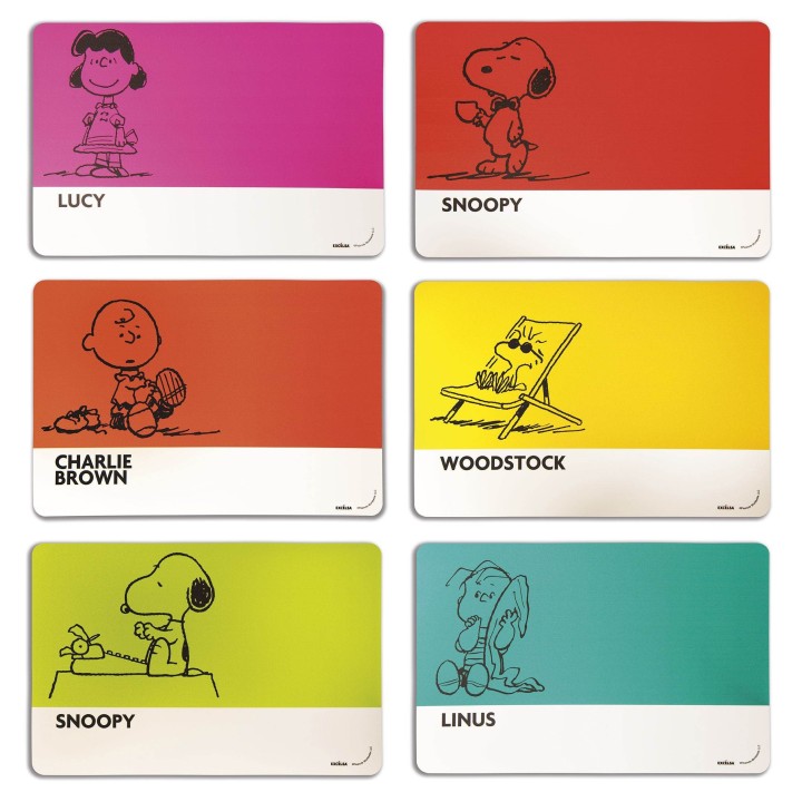 Tovaglietta peanuts 6 soggetti assortite | CarinCasa