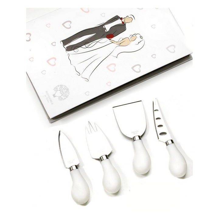 Set 4 utens. Form. 25.5 metal c.box | CarinCasa