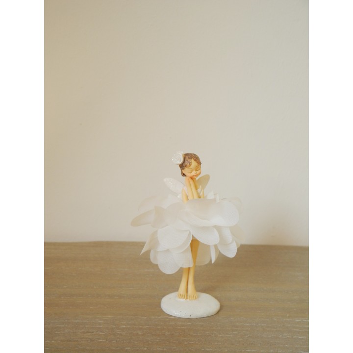 Fatina gonna petali in piedi 5 x 3 x 12 cm | CarinCasa