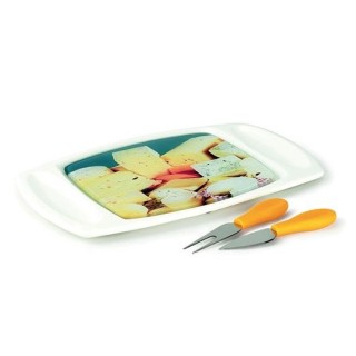 Cheese club-set degust. 4pz. Rett/giallo parma | CarinCasa