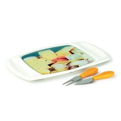 Cheese Club-Set Degust. 4Pz. Rett/Giallo Parma