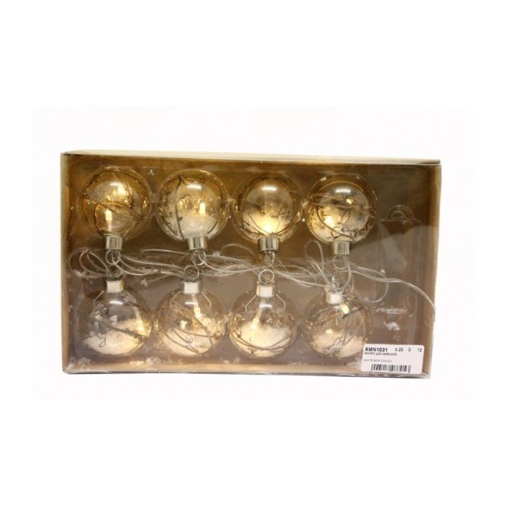 Luci natalizie a lampada 5 metri 8 pezzi led garland |…