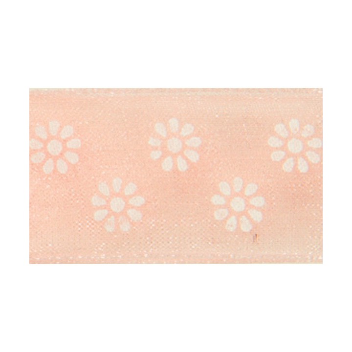 Nastro org. Flower mm10x25 mt pesca | CarinCasa
