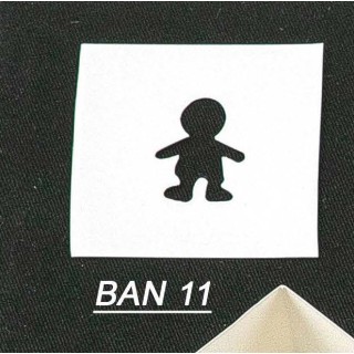 Banner di cartone modello bimbo 6.2x6.2x6.2 cm | CarinCasa