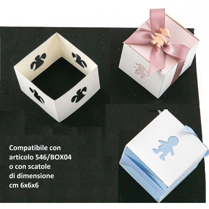 Banner di cartone modello bimbo 6.2x6.2x6.2 cm | CarinCasa