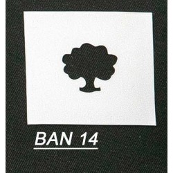 Banner di cartone modello albero della vita 6.2x6.2x6.2 cm