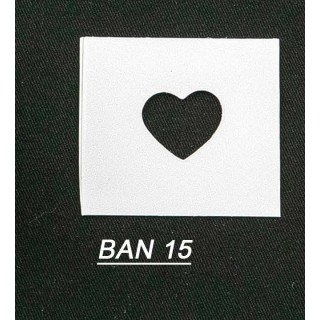 Banner in cartone modello cuore 6.2x6.2x6.2 cm | CarinCasa