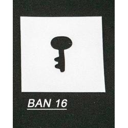 Banner di cartone modello chiave 6.2x6.2x6.2 cm