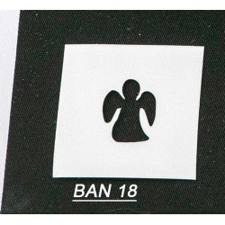 Banner di cartone modello angelo 6.2x6.2x6.2 cm