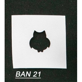 Banner di cartone modello gufo 6.2x6.2x6.2 cm | CarinCasa