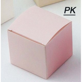 Scatola cubo in cartone rosa 6x6x6 cm | CarinCasa