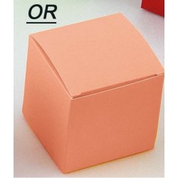 Scatola cubo in cartone pesca 6x6x6 cm