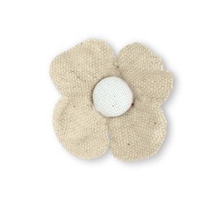 Applicazione fiore ecrù | CarinCasa