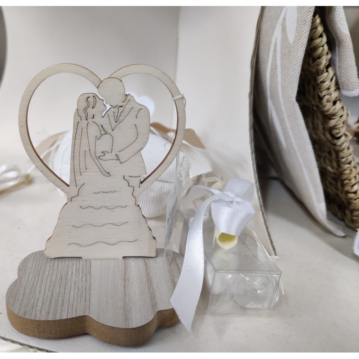 Base olmo albero cuori cm.12 (12/240) | CarinCasa