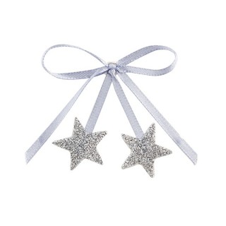 Fiocco con stelle argento | CarinCasa