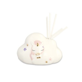Diffusore nuvoletta unicorno porcellana 10x6.5 cm |…
