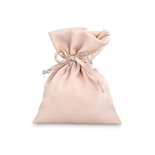 Sacchetto piccolo raso cipria | CarinCasa