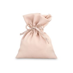 Sacchetto piccolo raso cipria