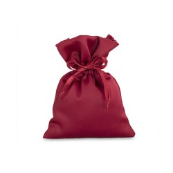 Sacchetto grande raso bordeaux