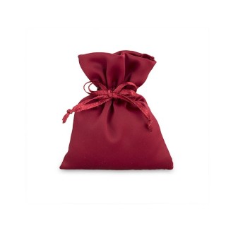 Sacchetto piccolo raso bordeaux | CarinCasa