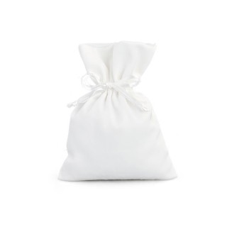 Sacchetto grande raso avorio | CarinCasa