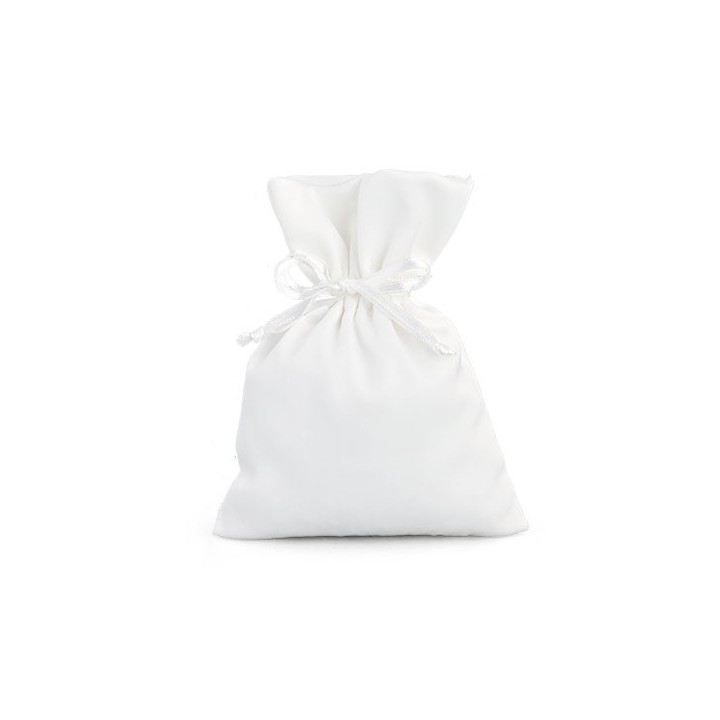 Sacchetto grande raso avorio | CarinCasa