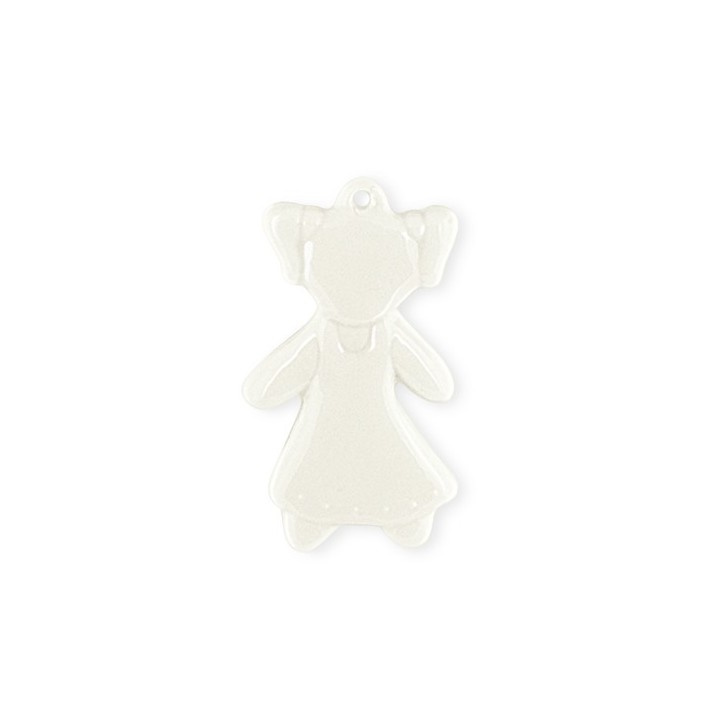 Pendaglio in porcellana modello bimba | CarinCasa