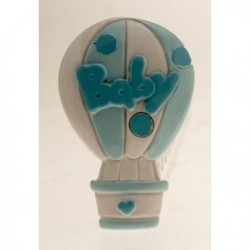Mongolfiera baby magnete celeste(24/576) cm.5