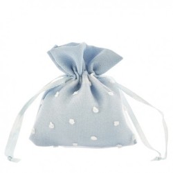 Sacch. Celeste pois rettang. Cm.9 l.8xh.9 (20/800/4800)