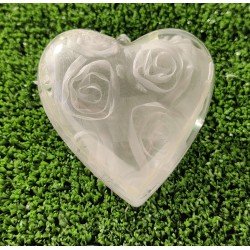 Scatola porta confetti assortiti panna e bianco con stoffa 8 cm