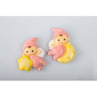 Baby angelina rosa magnete | CarinCasa