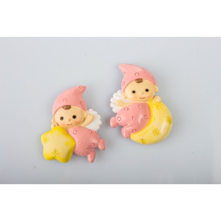 Baby angelina rosa magnete | CarinCasa