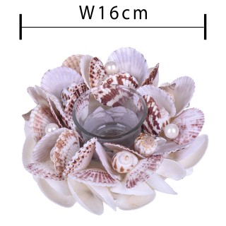 P/candele conchiglie d.16 cm | CarinCasa