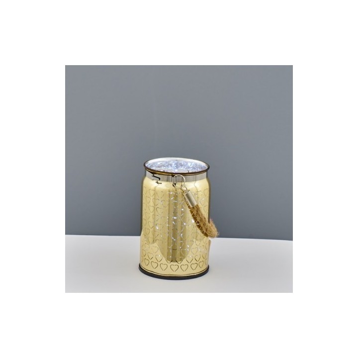 Lantern. Heart mirror gold pccmd.8 h.12 (1/36) | CarinCasa