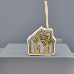 Prof. Casetto con albero cm9,7x3x9,5 (1/72)