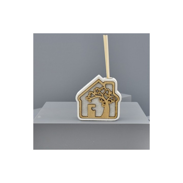 Prof. Casetto con albero cm9,7x3x9,5 (1/72) | CarinCasa