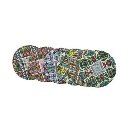 Sottopentola tondo in maiolica, 20 x 20 x 1 cm