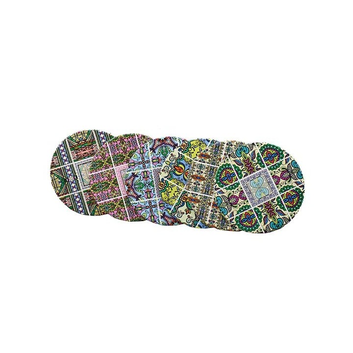 Sottopentola tondo in maiolica, 20 x 20 x 1 cm